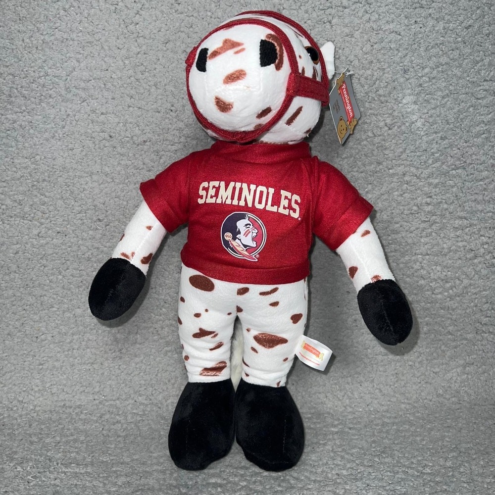 NWT Pennington Florida State Seminoles Renegade Mascot Plush Sz 15" Stuffed Toy